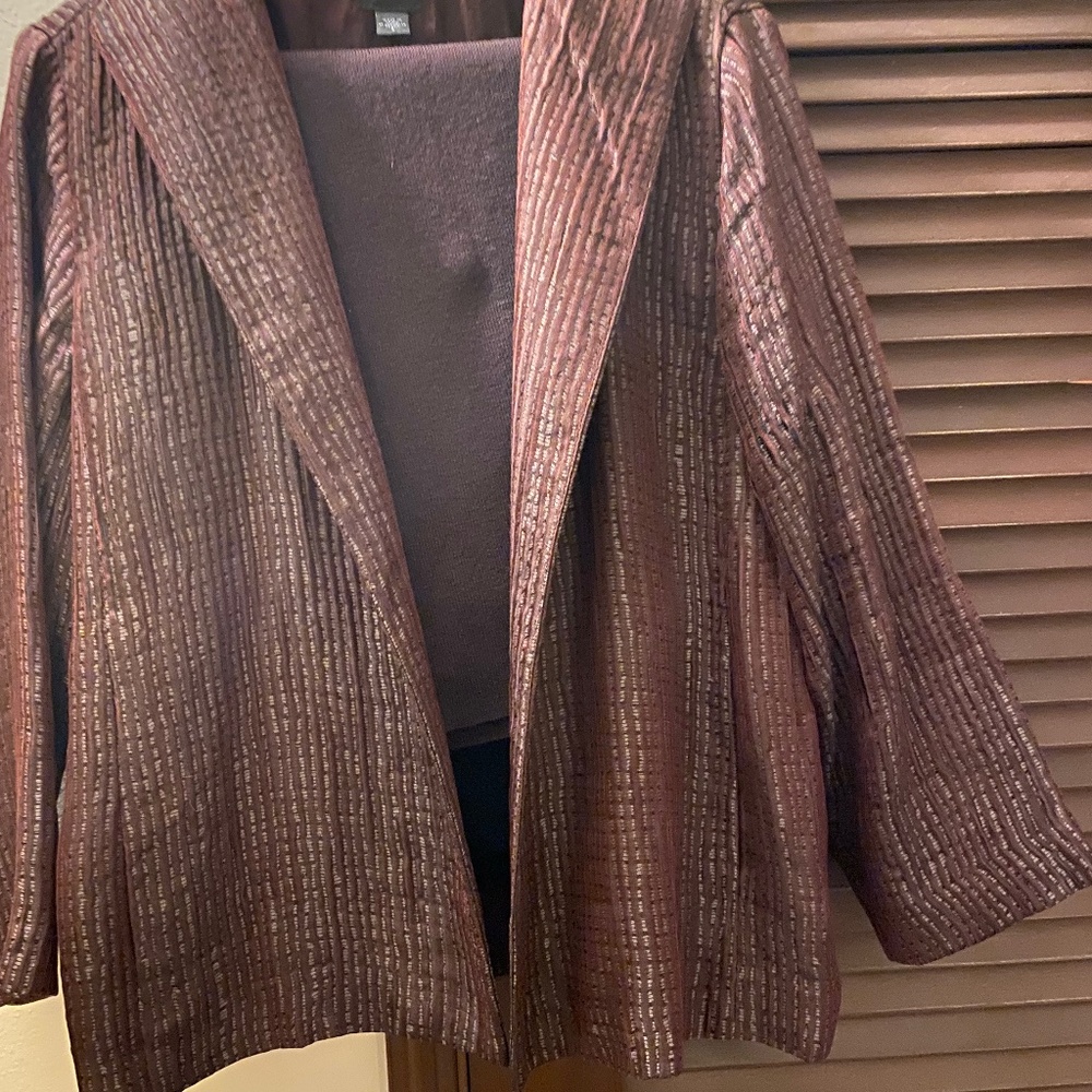 Eileen Fisher Jacket matching sweater and pants